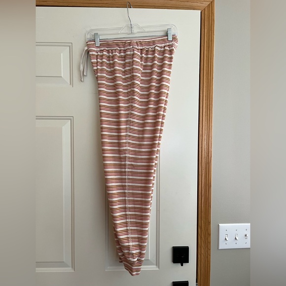 Madewell honeycomb cotton pajama/ lounge stripe pants. Size small - Picture 3 of 11
